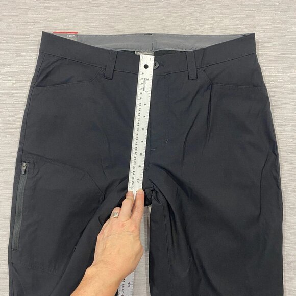 Eddie Bauer Fleece Lined Tech Pants Mens 34 x 34 Black Water Repellent Insulated - Picture 11 of 13